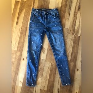 American Eagle Hi-Rise Jegging with Stars